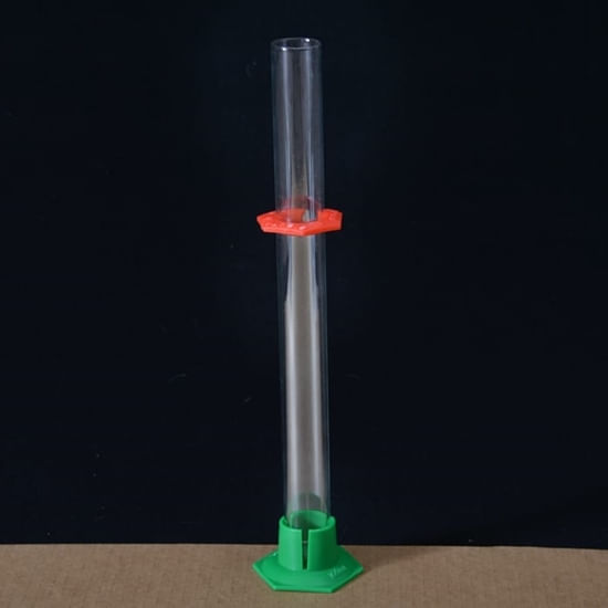 Glass Test Jar with Bumpers