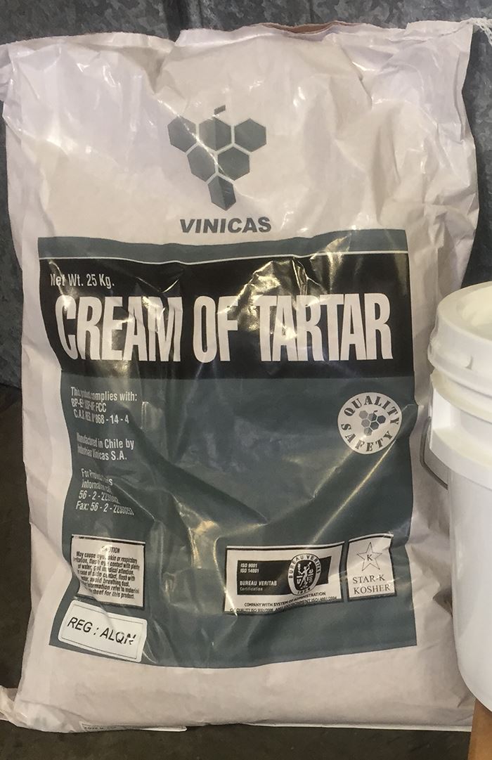 Potassium Bitartrate 25 kg