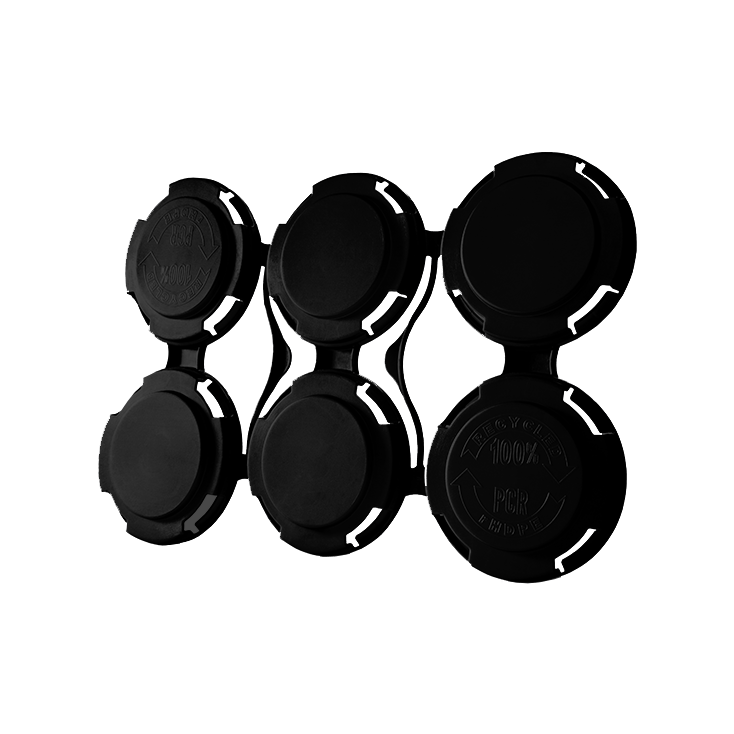 PakTech 202 Can Carrier - 6 Pack - Black - Qty 510