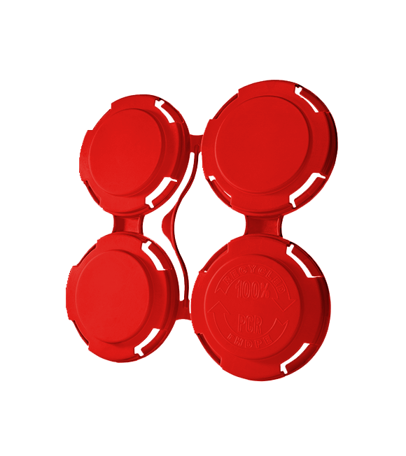 PakTech 202 Can Carrier - 4 Pack - Red - Qty 750